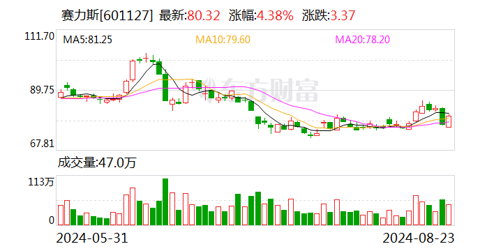 赛力斯：子公司拟115亿元购买深圳引望10%股权-第1张图片-十堰马讯电脑