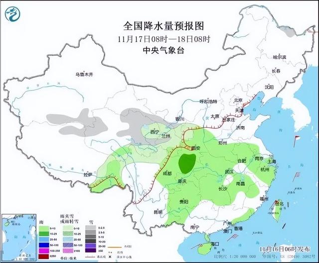 冷冷冷！大风＋降温都来了！全国冰冻线进程图出炉，这些地方雨雪天气持续在线-第3张图片-十堰马讯电脑